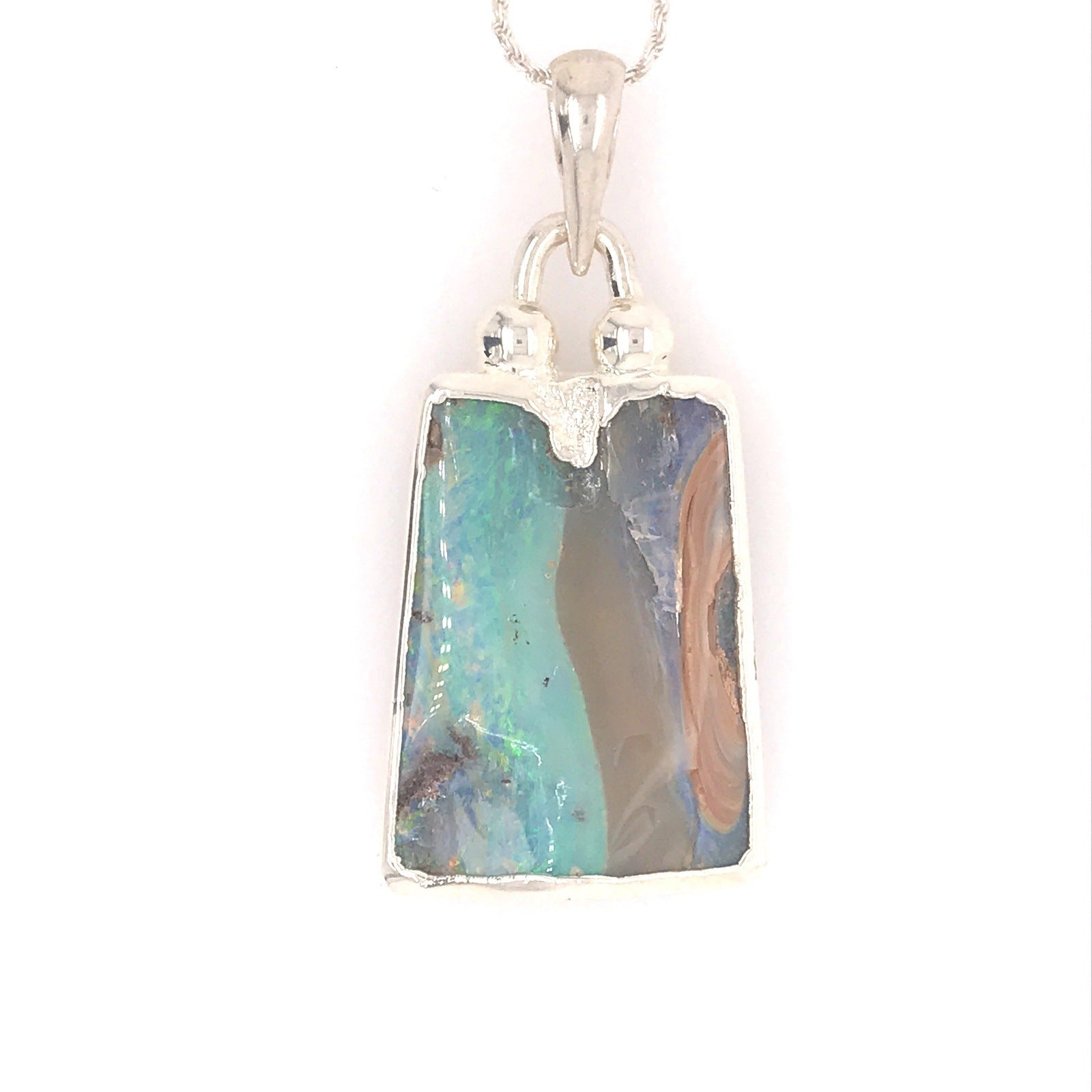 Choose Your Side Boulder Opal Necklace - Sheila Marie Opals