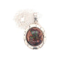 Swirls of Green Mexican Opal Necklace - Sheila Marie Opals