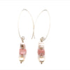 Pink and White Opal Elegance Earrings - Sheila Marie Opals
