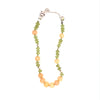 Peaches and Green Ethiopian and Green Peridot Bracelet - Sheila Marie Opals