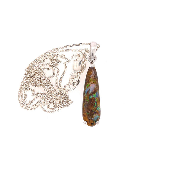 Delicate and Divine Boulder Opal Necklace - Sheila Marie Opals