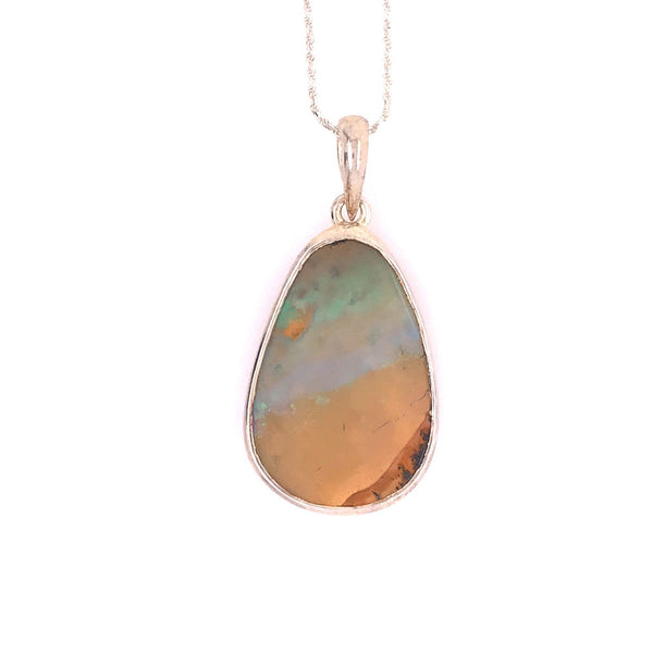 Layers of Day Boulder Opal Necklace - Sheila Marie Opals