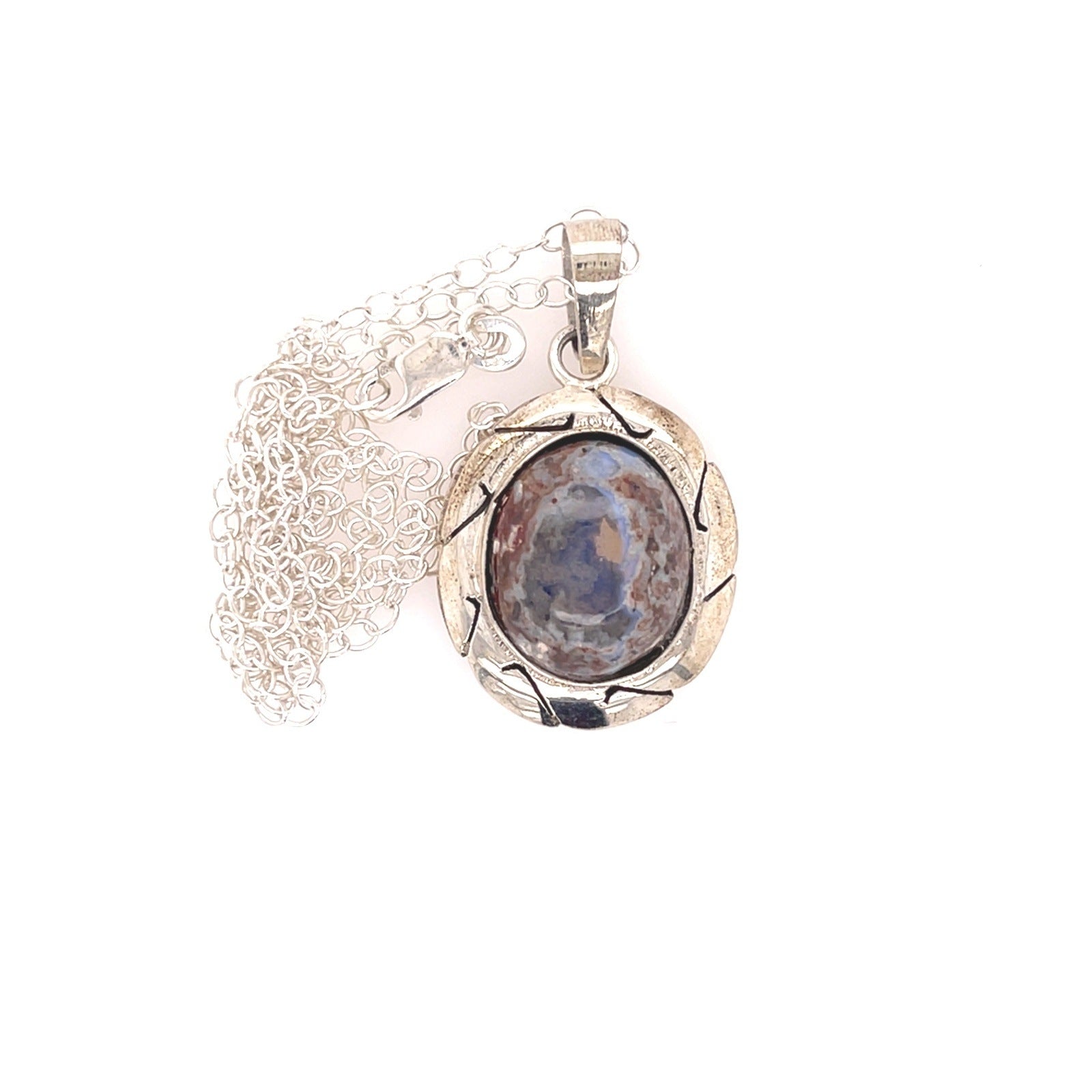 Fade to Blue Mexican Opal Necklace - Sheila Marie Opals